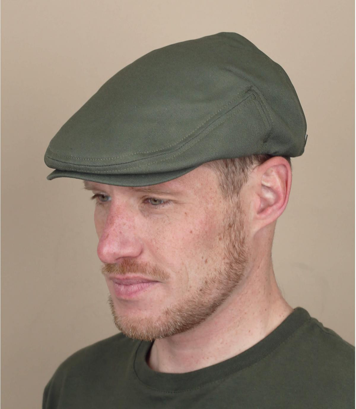 gorra verde Brixton Hooligan Recycled military olive